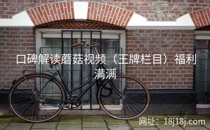 口碑解读蘑菇视频（王牌栏目）福利满满