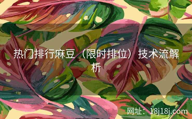 热门排行麻豆（限时排位）技术流解析