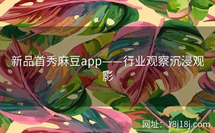 新品首秀麻豆app——行业观察沉浸观影
