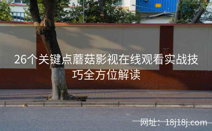 26个关键点蘑菇影视在线观看实战技巧全方位解读