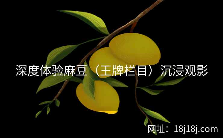 深度体验麻豆（王牌栏目）沉浸观影